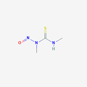 molecular formula C3H7N3OS B3057359 1,3-二甲基-1-亚硝基硫脲 CAS No. 79645-01-5