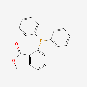 molecular formula C20H17O2P B3057378 苯甲酸，2-(二苯基膦基)-，甲酯 CAS No. 79932-99-3