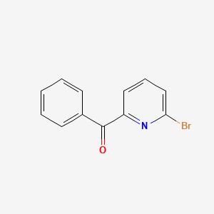 molecular formula C12H8BrNO B3057391 (6-Bromopyridin-2-yl)(phenyl)methanone CAS No. 80100-17-0