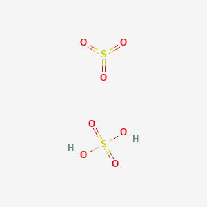 molecular formula H2SO4.O3S<br>H2O7S2 B3057394 发烟硫酸 CAS No. 8014-95-7
