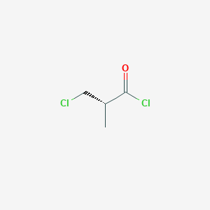 molecular formula C4H6Cl2O B3057395 (R)-3-Chloro-2-methylpropionyl chloride CAS No. 80141-51-1