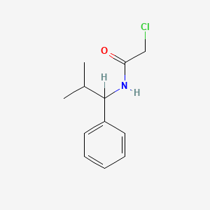 molecular formula C12H16ClNO B3057409 2-氯-N-(2-甲基-1-苯基丙基)乙酰胺 CAS No. 80364-92-7