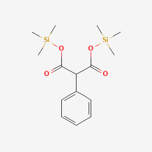 molecular formula C15H24O4Si2 B3057411 Bis(trimethylsilyl) phenylpropanedioate CAS No. 80372-12-9