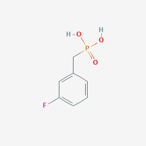 molecular formula C7H8FO3P B3057415 3-Fluorobenzylphosphonic acid CAS No. 80395-16-0