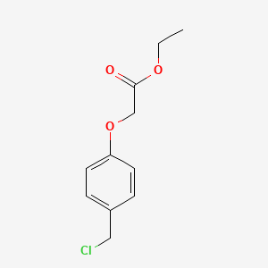 (4-Chloromethyl-phenoxy)-acetic acid ethyl ester