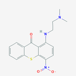 9H-Thioxanthen-9-one, 1-[[2-(dimethylamino)ethyl]amino]-4-nitro-