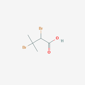 molecular formula C5H8Br2O2 B3057434 2,3-Dibromo-3-methylbutanoic acid CAS No. 80573-34-8