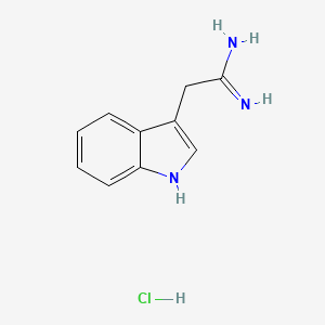 2-(1H-indol-3-yl)ethanimidamide hydrochloride