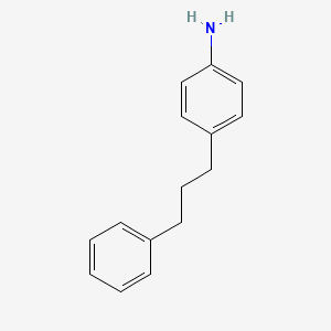 molecular formula C15H17N B3057456 4-(3-Phenylpropyl)aniline CAS No. 80861-22-9