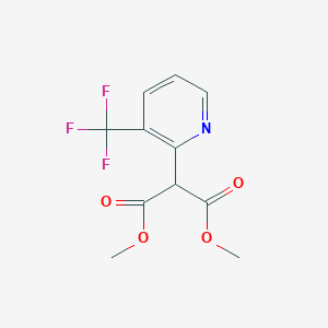 Dimethyl 2-(3-(trifluoromethyl)pyridin-2-yl)malonate