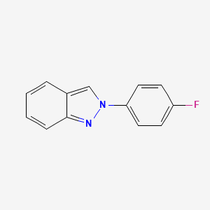 molecular formula C13H9FN2 B3057480 2-(p-Fluorophenyl)-2H-indazole CAS No. 81265-90-9