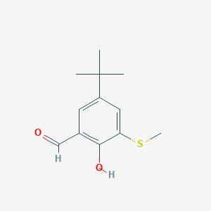 5-tert-Butyl-2-hydroxy-3-(methylthio)benzaldehyde