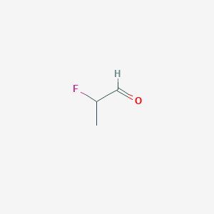 molecular formula C3H5FO B3057488 2-Fluoropropanal CAS No. 814-66-4