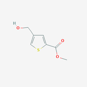 molecular formula C7H8O3S B3057500 4-(羟甲基)噻吩-2-甲酸甲酯 CAS No. 816449-72-6