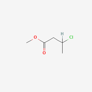 molecular formula C5H9ClO2 B3057503 Methyl 3-chlorobutanoate CAS No. 817-76-5