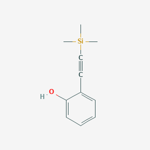 molecular formula C11H14OSi B3057508 2-((Trimethylsilyl)ethynyl)phenol CAS No. 81787-62-4