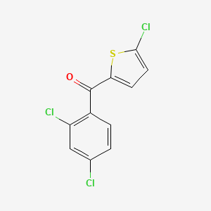 (5-Chlorothiophen-2-yl)-(2,4-dichlorophenyl)methanone