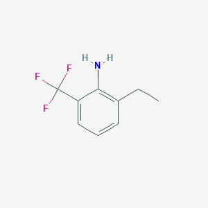molecular formula C9H10F3N B3057515 2-Ethyl-6-(trifluoromethyl)aniline CAS No. 81949-54-4