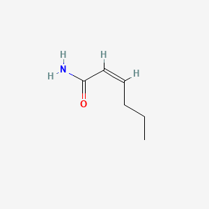 molecular formula C6H11NO B3057519 cis-2-Hexenoic acid amide CAS No. 820-99-5