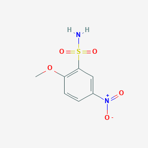 molecular formula C7H8N2O5S B3057520 2-甲氧基-5-硝基苯磺酰胺 CAS No. 82020-46-0