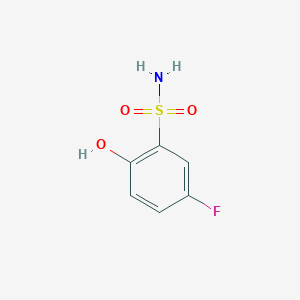 molecular formula C6H6FNO3S B3057521 5-氟-2-羟基苯磺酰胺 CAS No. 82020-55-1