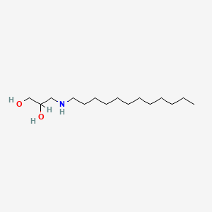 molecular formula C15H33NO2 B3057529 3-(Dodecylamino)propane-1,2-diol CAS No. 821-91-0