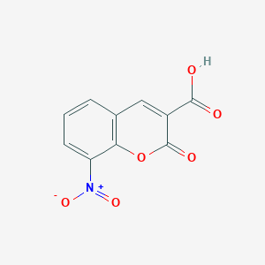 molecular formula C10H5NO6 B3057532 8-Nitro-2-oxo-2H-chromene-3-carboxylic acid CAS No. 82119-78-6