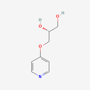 (2R)-3-[(Pyridin-4-yl)oxy]propane-1,2-diol