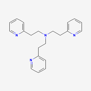 molecular formula C21H24N4 B3057544 三[2-(2-吡啶基)乙基]胺 CAS No. 82344-76-1