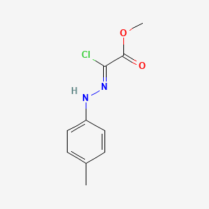 Acetic acid, chloro((4-methylphenyl)hydrazono)-, methyl ester
