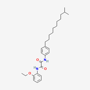 molecular formula C28H40N2O3 B3057555 N-(2-Ethoxyphenyl)-N'-(4-isododecylphenyl)oxamide CAS No. 82493-14-9