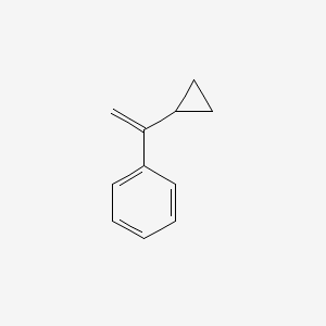 molecular formula C11H12 B3057560 alpha-Cyclopropylstyrene CAS No. 825-76-3