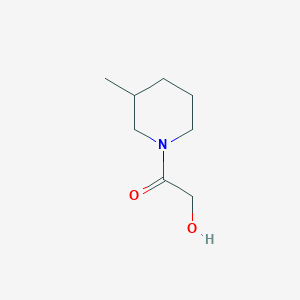 molecular formula C8H15NO2 B3057565 2-羟基-1-(3-甲基哌啶-1-基)乙烷-1-酮 CAS No. 82554-10-7