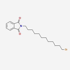 molecular formula C20H28BrNO2 B3057569 N-(12-Bromododecyl)phthalimide CAS No. 82583-84-4
