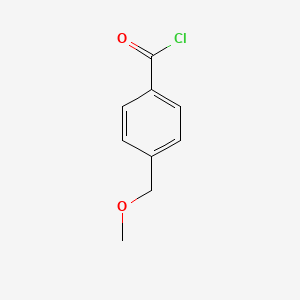 molecular formula C9H9ClO2 B3057576 4-(Methoxymethyl)benzoyl chloride CAS No. 82628-75-9