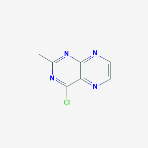 molecular formula C7H5ClN4 B3057582 4-Chloro-2-methylpteridine CAS No. 827031-79-8