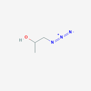 molecular formula C3H7N3O B3057586 1-叠氮丙醇-2 CAS No. 82736-12-7