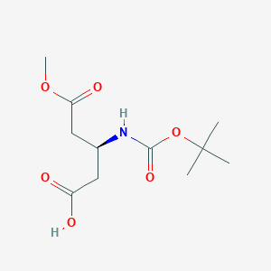 (S)-3-(tert-Butoxycarbonylamino)glutaric acid 1-methyl ester