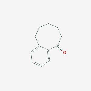 molecular formula C12H14O B3057603 7,8,9,10-四氢苯并[8]环庚烯-5(6h)-酮 CAS No. 829-14-1