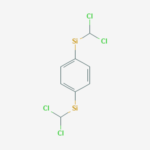(1,4-Phenylene)bis[(dichloromethyl)silane]