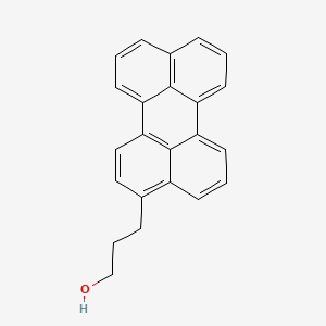 molecular formula C23H18O B3057612 3-Perylenepropanol CAS No. 830346-82-2