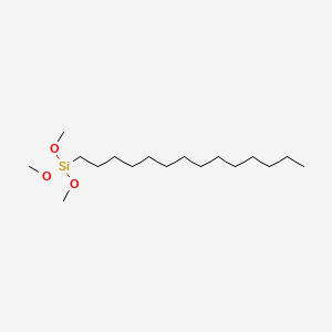 molecular formula C17H38O3Si B3057613 Trimethoxytetradecylsilane CAS No. 83038-82-8