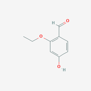 molecular formula C9H10O3 B3057615 2-Ethoxy-4-hydroxybenzaldehyde CAS No. 83072-44-0