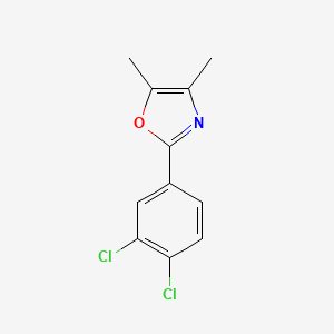 Oxazole, 2-(3,4-dichlorophenyl)-4,5-dimethyl-