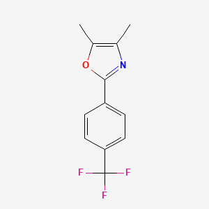 Oxazole, 4,5-dimethyl-2-[4-(trifluoromethyl)phenyl]-