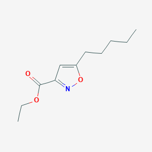 Ethyl 5-pentyl-1,2-oxazole-3-carboxylate