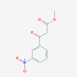 molecular formula C10H9NO5 B3057637 Methyl 3-(3-nitrophenyl)-3-oxopropanoate CAS No. 83256-99-9