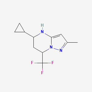 5-Cyclopropyl-2-methyl-7-(trifluoromethyl)-4,5,6,7-tetrahydropyrazolo[1,5-a]pyrimidine