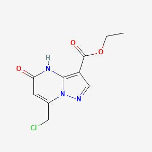 Ethyl 7-(chloromethyl)-5-oxo-4,5-dihydropyrazolo[1,5-a]pyrimidine-3-carboxylate