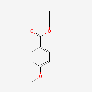 molecular formula C12H16O3 B3057649 Tert-butyl 4-methoxybenzoate CAS No. 833-79-4